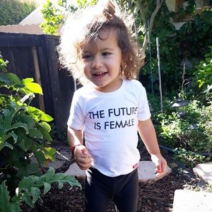 The future is female baby tee